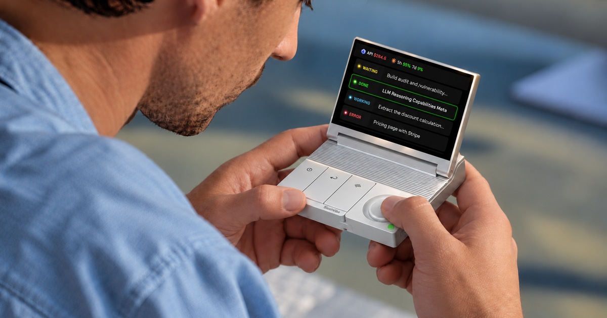 slashvibe.ai — See every session at a glance. Switch with a flick. Tell them what’s next.